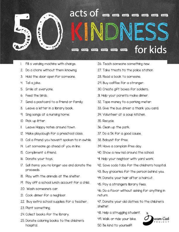 50 Random Acts of Kindness - Free Digital Download - Digital