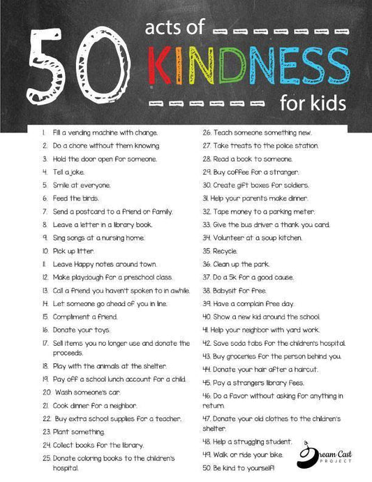50 Random Acts of Kindness - Free Digital Download - Digital