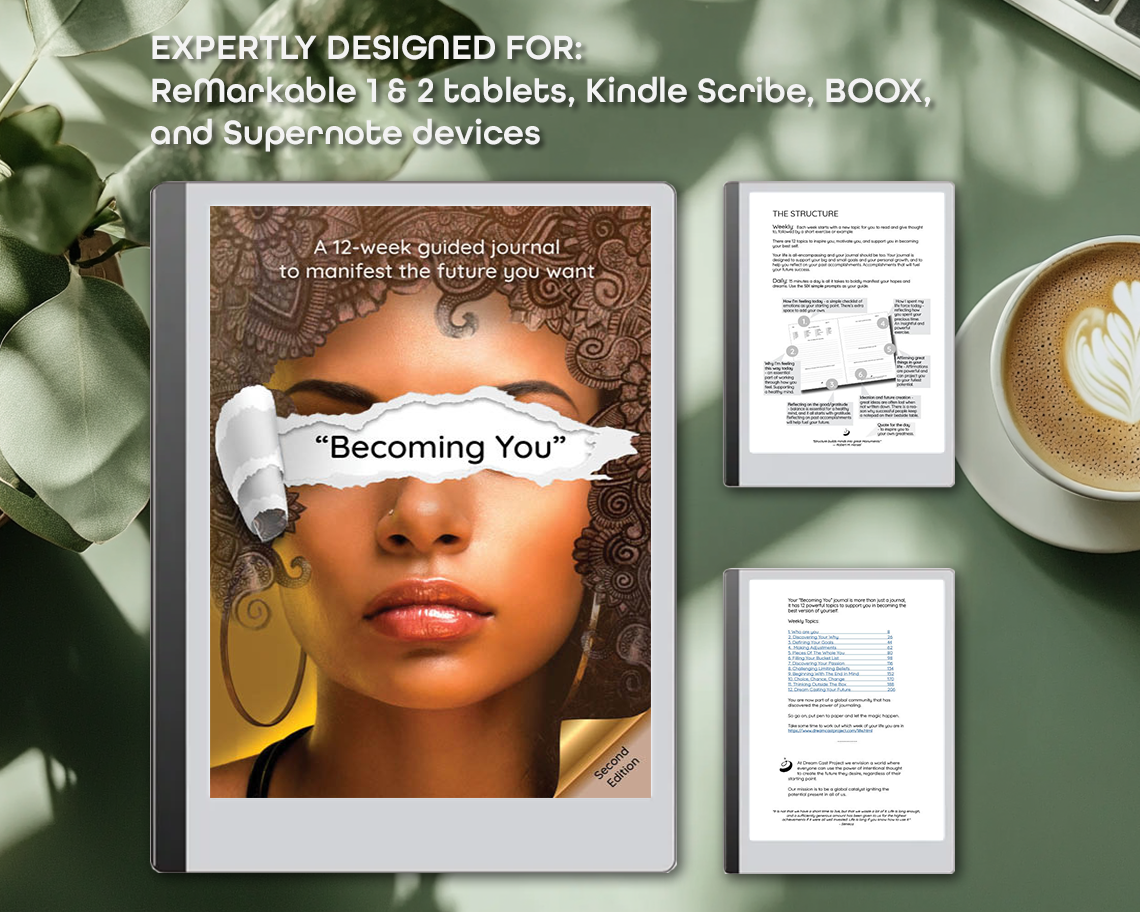 7-Day Sample of the ’Becoming You’ Journal for Women