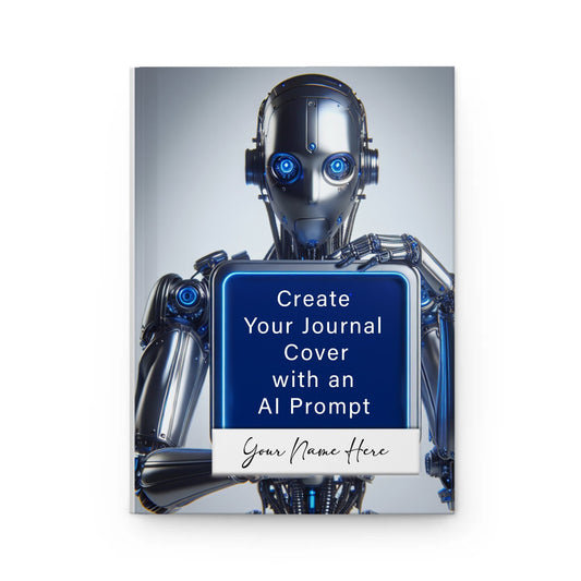 Design you own AI Generated Cover for Hardcover Journal
