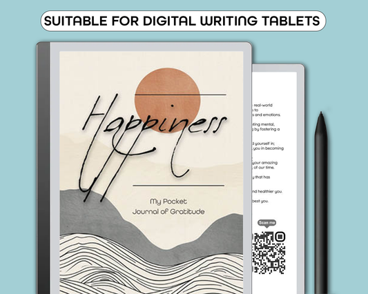 Happiness - Digital Pocket Journal of Gratitude - Wave