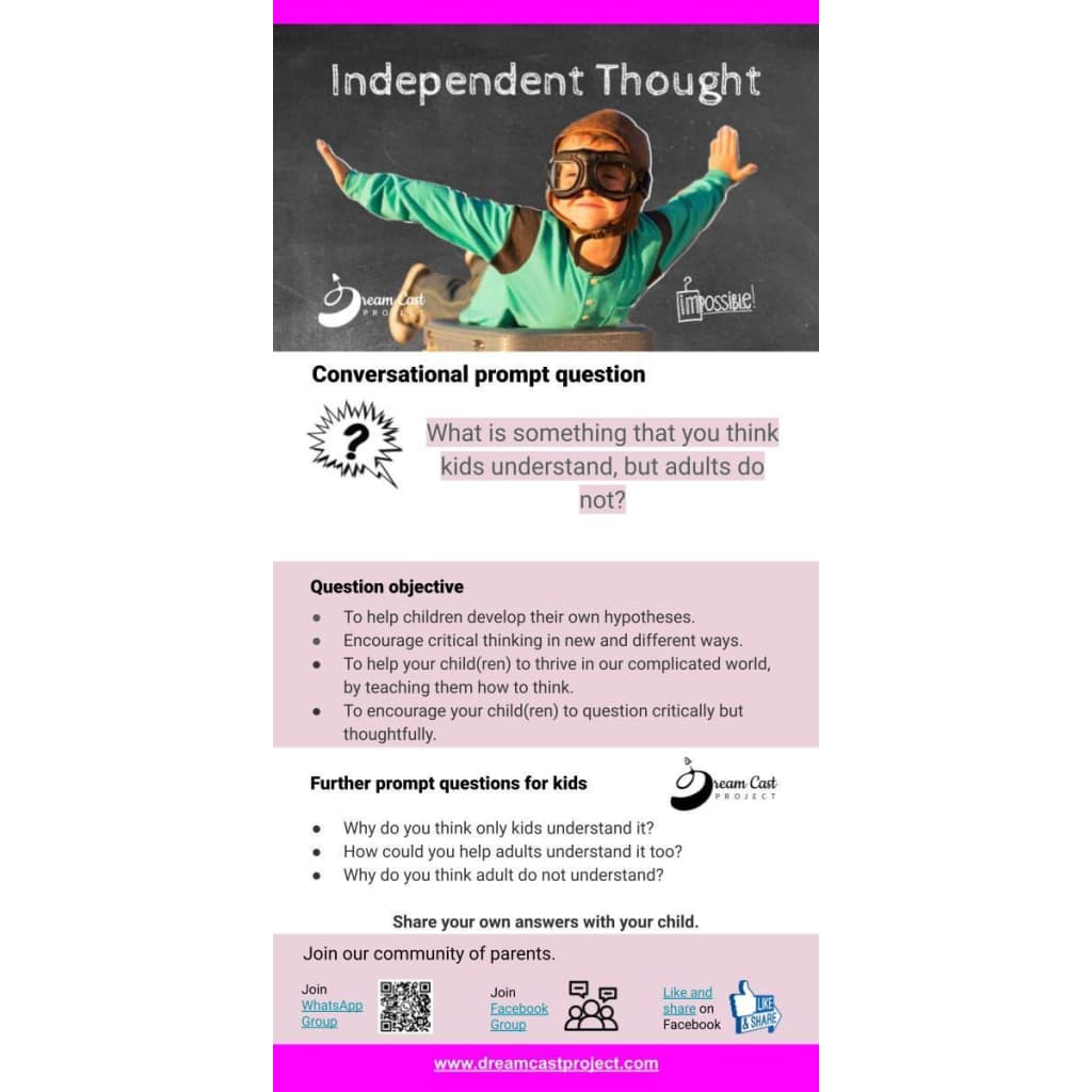 Independent Thought Conversational Prompt Cards