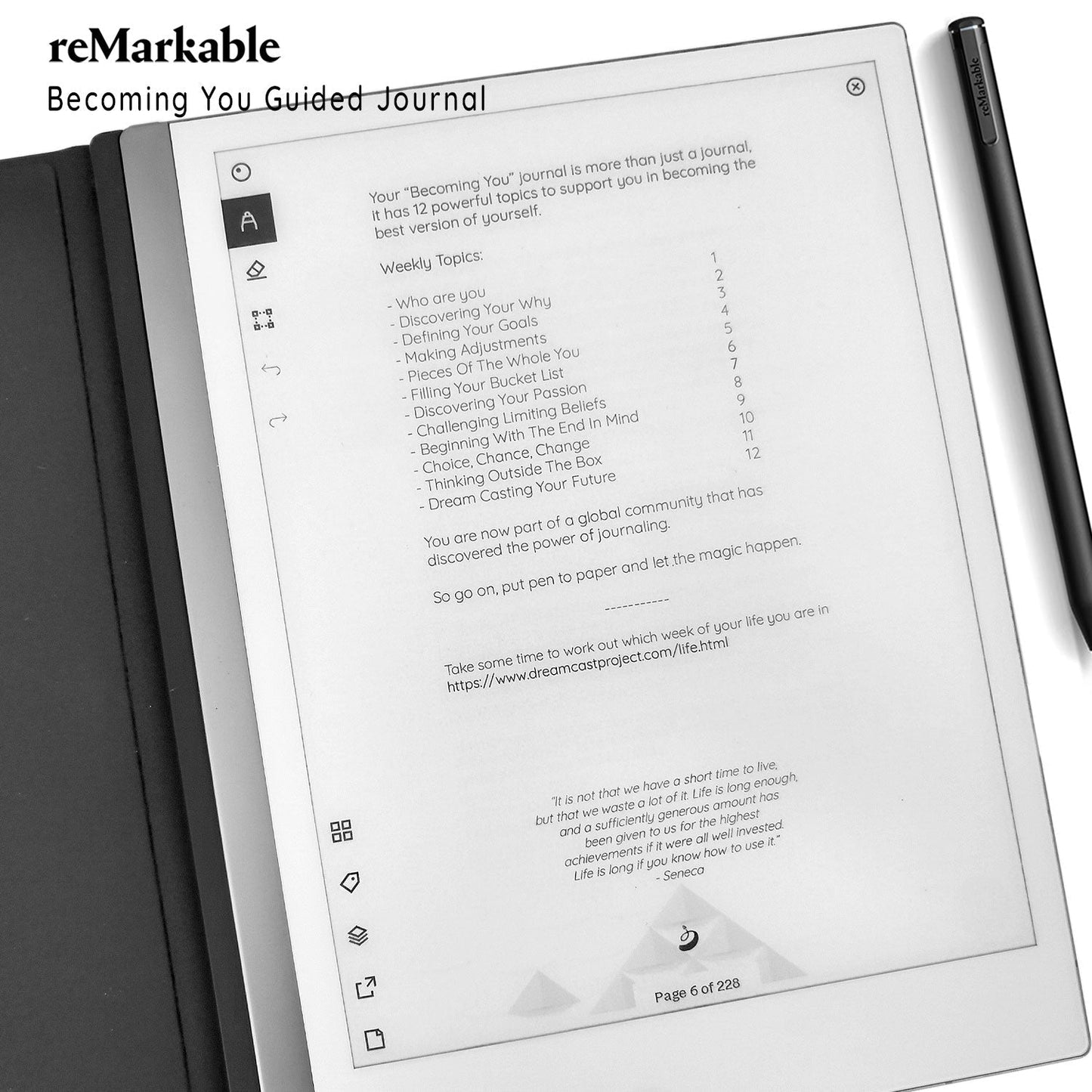 reMarkable - Guided Journal for Men - Digital Downloads