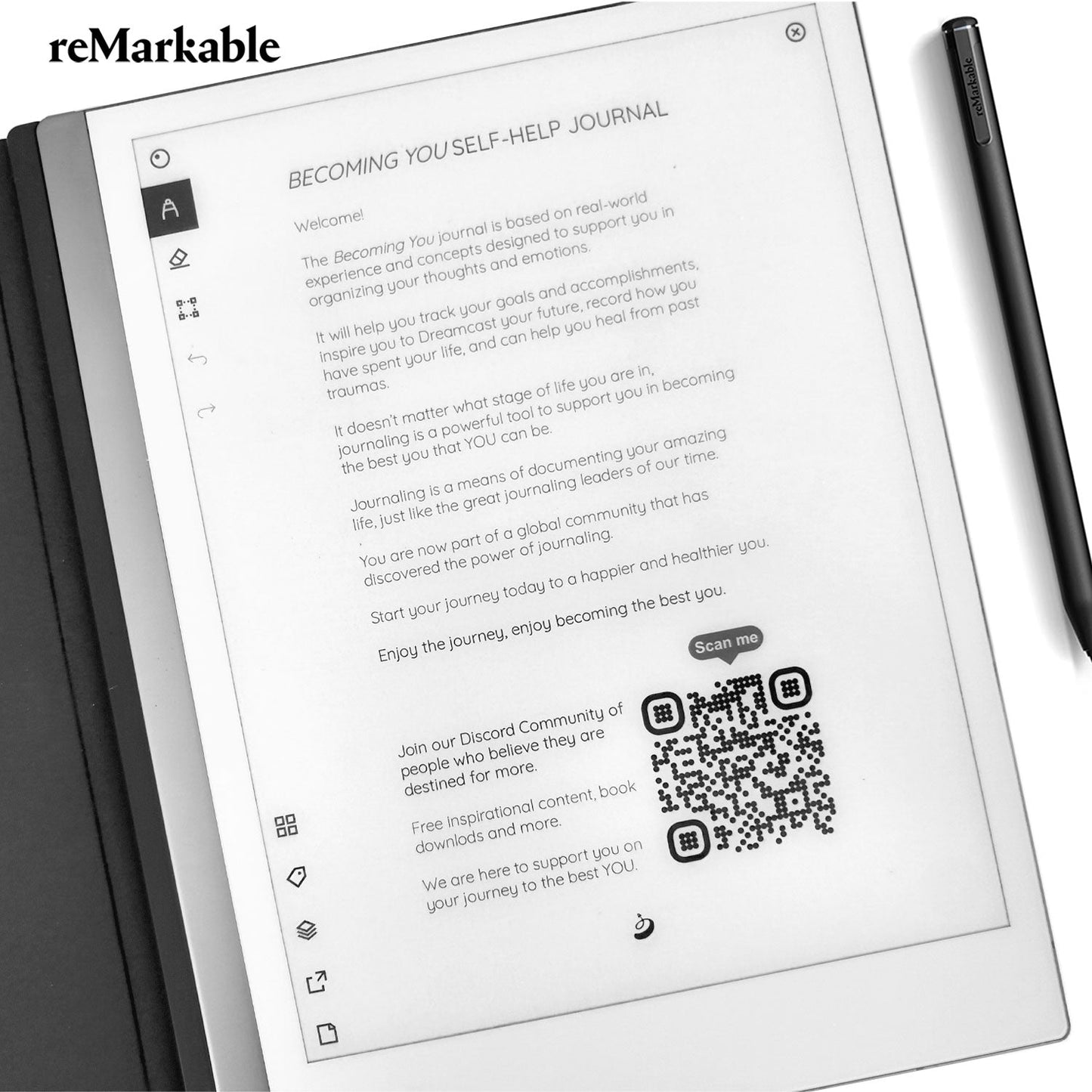 reMarkable - Guided Journal for Women - Digital Downloads
