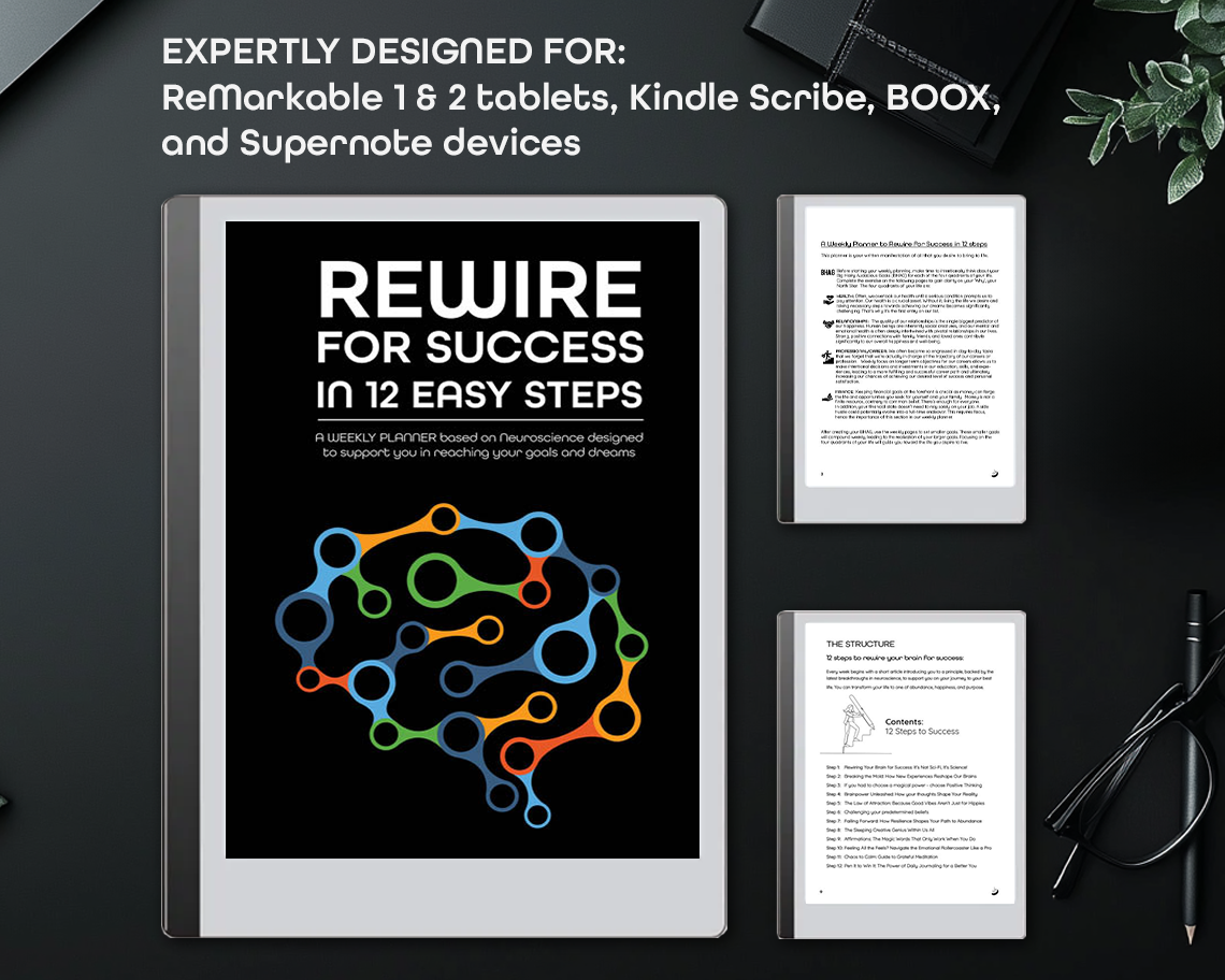 REWIRE FOR SUCCESS IN 12 EASY STEPS - Digital Download