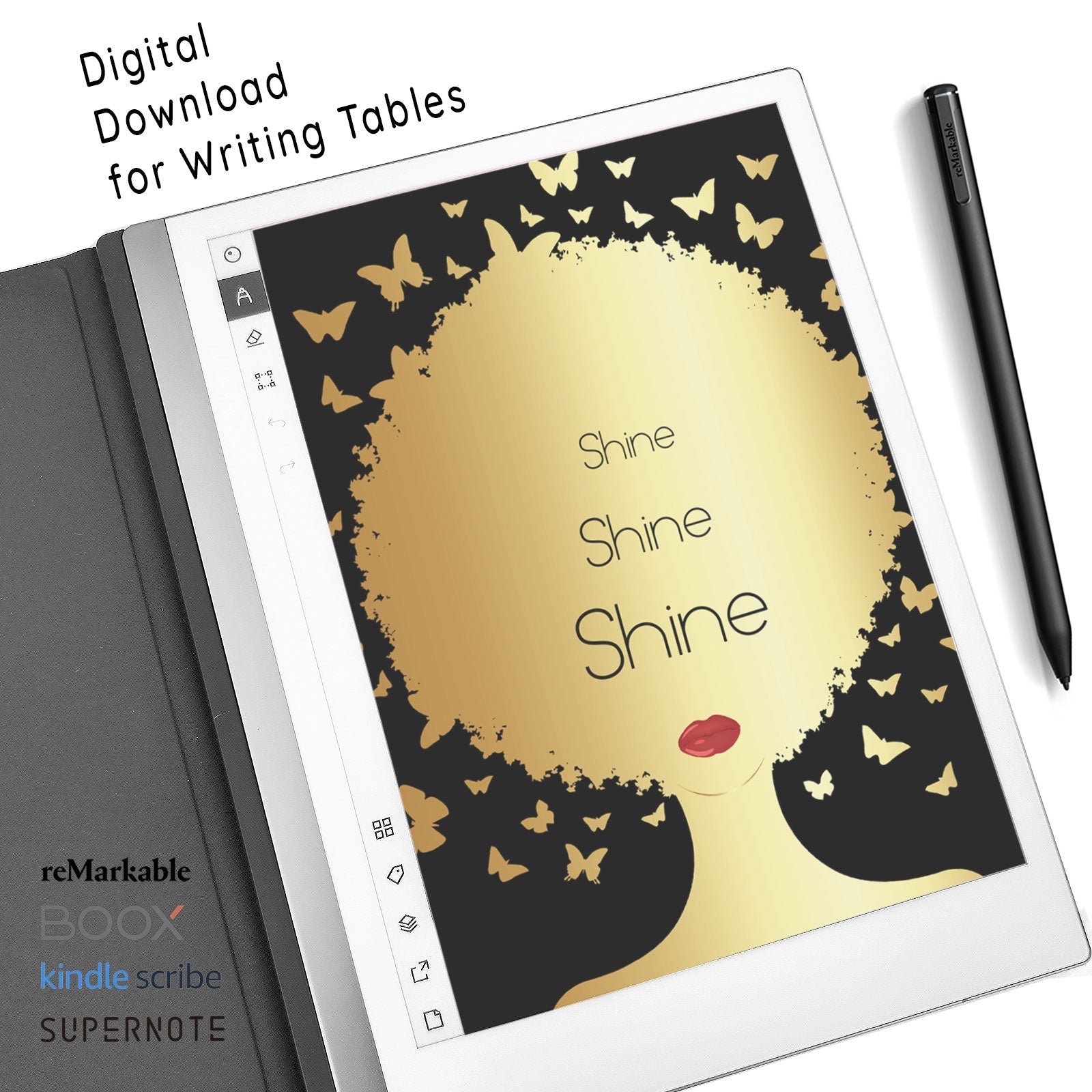 Shine Shine Shine Writing Journal: Digital Download