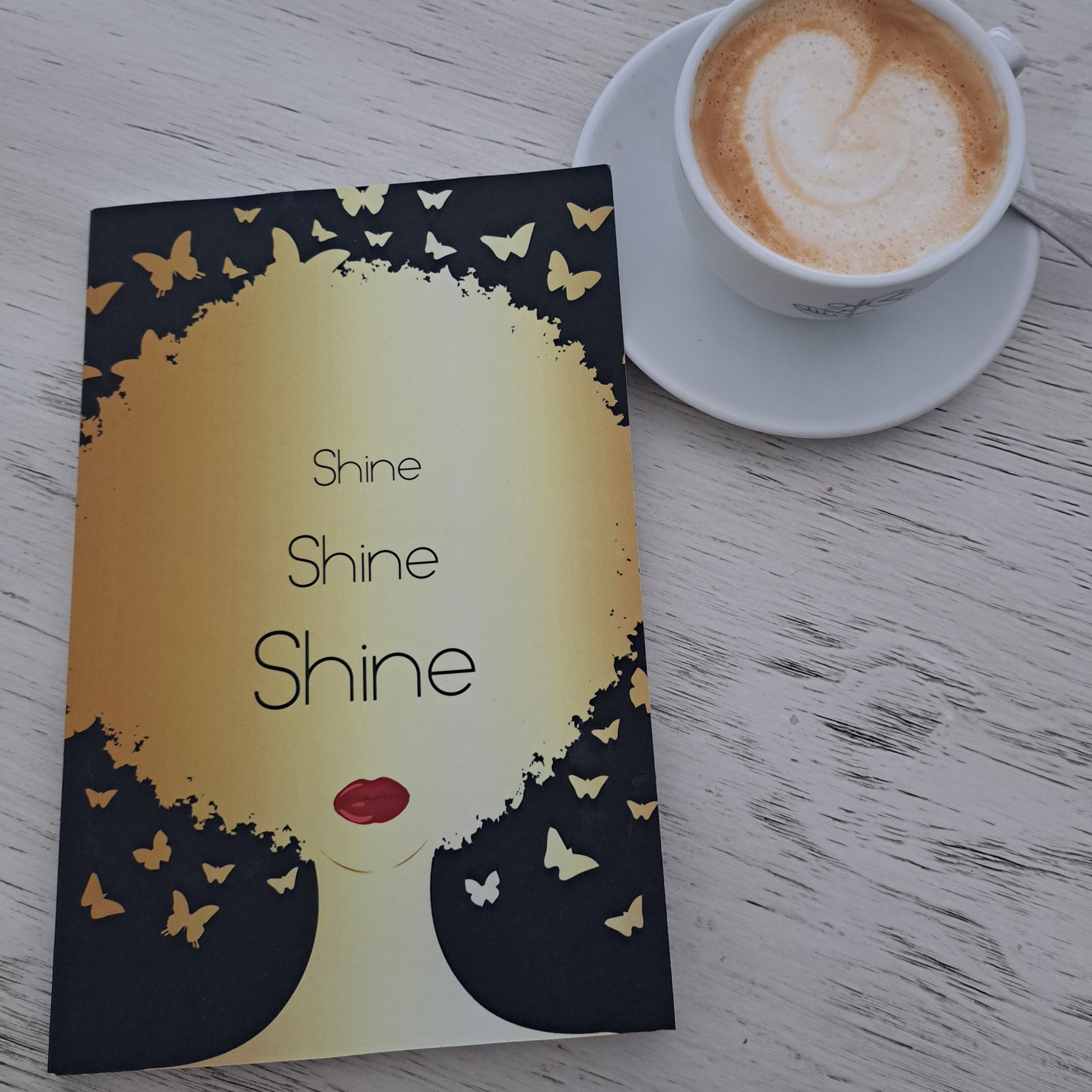 Shine Shine Shine Writing Journal: Lined Notebook for Adults